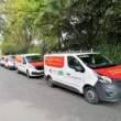 fleet of vans