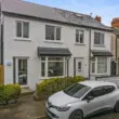 white semi detached house