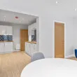 open plan kitchen & living room